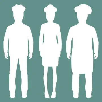 Cook, restaurant chef Stock Illustration