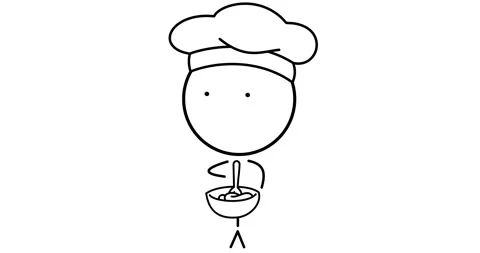 A cook in a restaurant Stock Footage 289387995