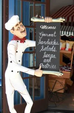 Cook at the restaurant Stock Photos