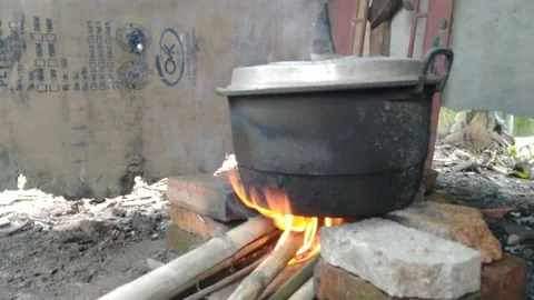 Cook rice 2 Stock Footage 235505441