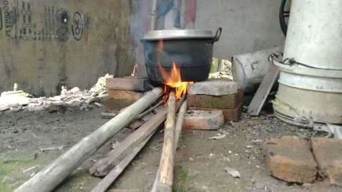 Cook rice Stock Footage 235504848