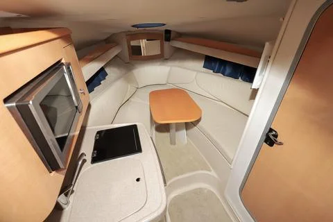 Cook room interior inside private yacht Photos