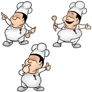 Cook Set Stock Illustration