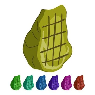 Cook steak grill vector cartoon graphic Stock Illustration