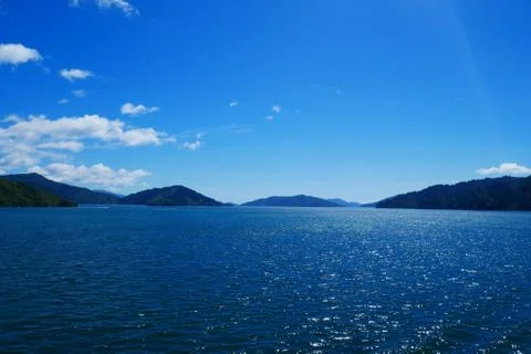 Cook Strait Crossing Foto stock