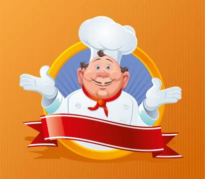 Cook Vector Stock Illustration