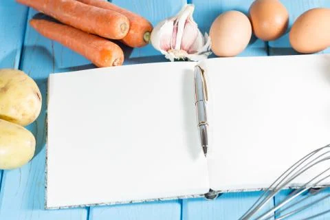 Cookbook Kitchen Foto stock