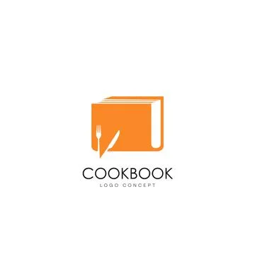Cookbook vector Logo Design Template Flat Style Vector Stock Illustration