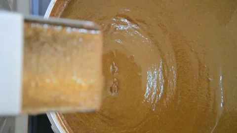 Cooked and crushed sesame Stock Footage 245543215