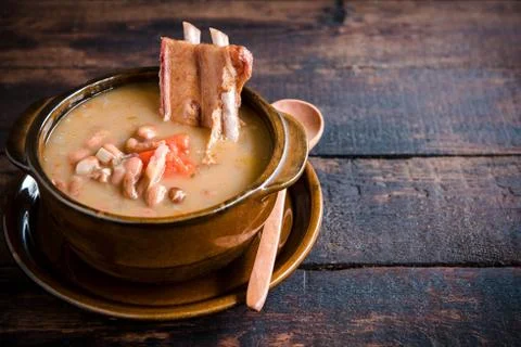 Cooked beans Stock Photos