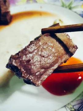 Cooked beef Stock Photos