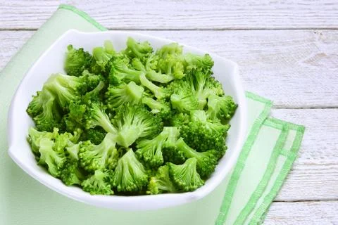 Cooked broccoli Stock Photos