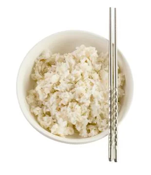 Cooked brown rice Stock Photos
