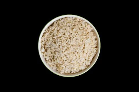 Cooked Brown Rice Stock Photos
