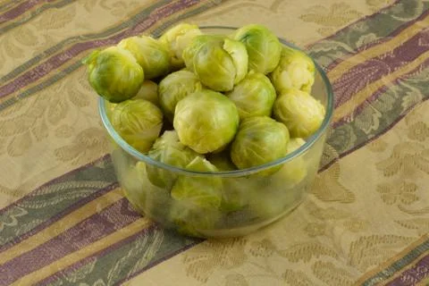 Cooked brussel sprouts Stock Photos