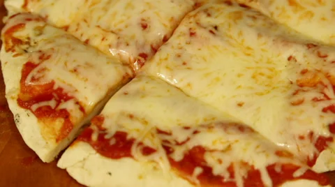 Cooked Cheese Pizza Stock Footage 36814449