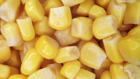 Cooked corn close up that rotates Stock Footage 86755819