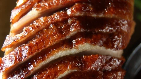 Cooked duck Stock Footage 121200405