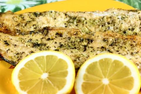 Cooked fish Stock Photos