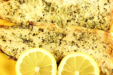 Cooked fish Stock Photos