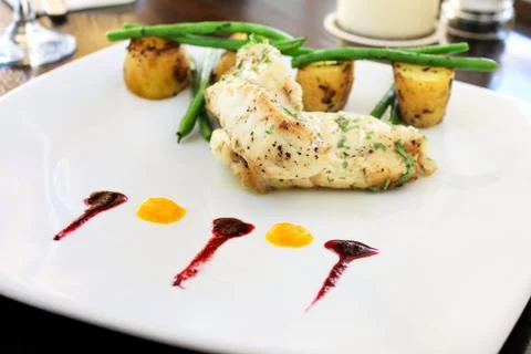 Cooked fish Stock Photos