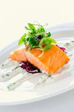 Cooked fish Stock Photos