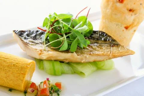 Cooked fish Stock Photos