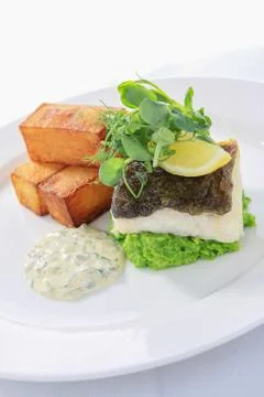 Cooked fish Stock Photos