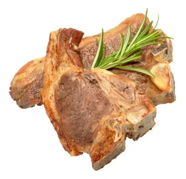Cooked Lamb Chops Stock Photos