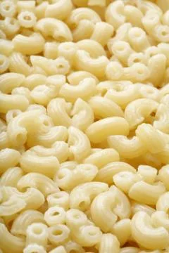 Cooked macaroni Foto stock