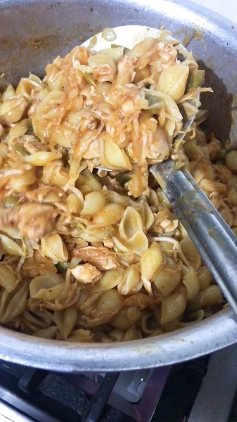 Cooked Macaroni Ready To Eat Stock Footage 166347448