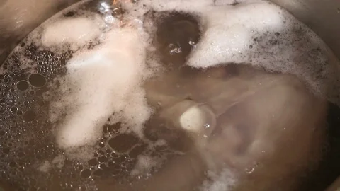 Cooked meat Stock-Footage 97831634