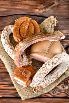 Cooked meat Stock Photos