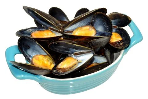 Cooked Mussels Stock Photos