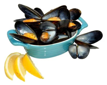 Cooked Mussels Stock Photos