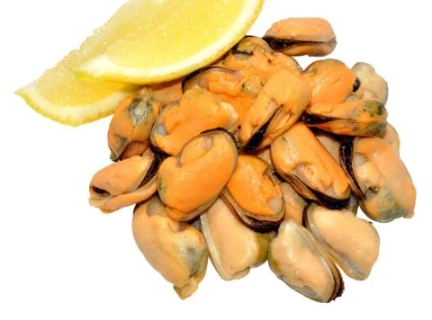 Cooked Mussels Stock Photos