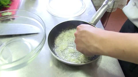 Cooked Parmesan Crust Stock Footage 92549390