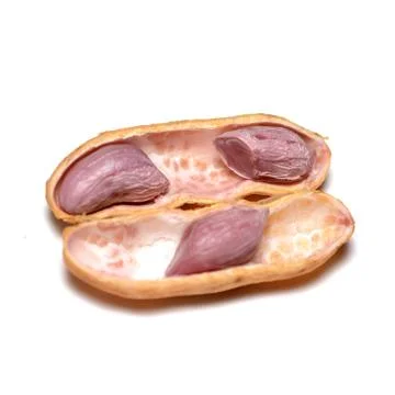 A cooked peanut shell pile Stock Photos