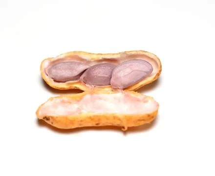 A cooked peanut shell pile Stock Photos