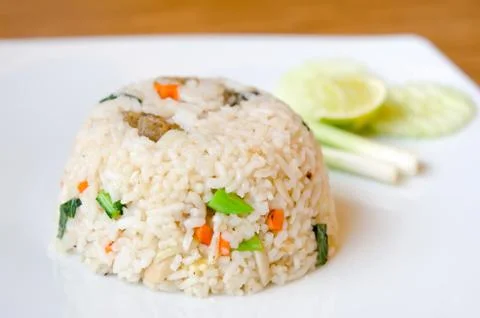 Cooked rice Stockfoto's