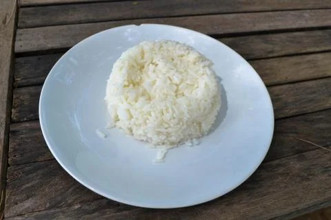 Cooked rice Foto stock