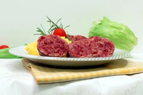 Cooked salami Stock Photos