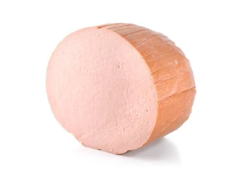Cooked sausage isolated Stock Photos