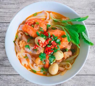 Cooked sea food on table with green spinach in 4k Stock Photos