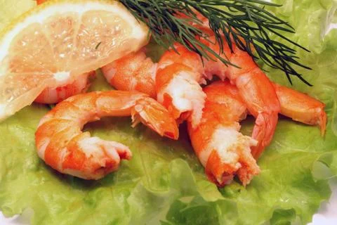 Cooked shrimps Stock-Fotos