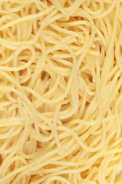 Cooked spaghetti forming a background Stock Photos