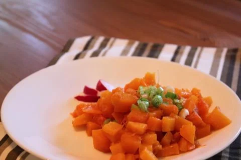 Cooked squash,pumpkin Foto stock