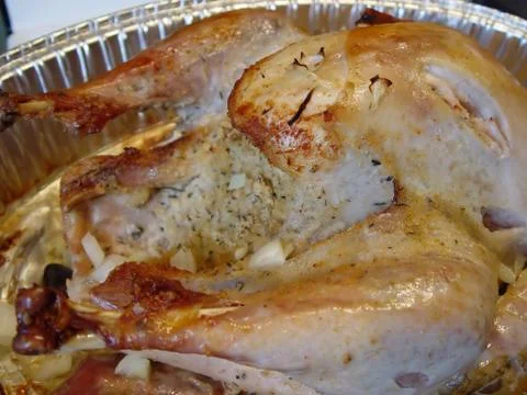 Cooked turkey Stock Photos