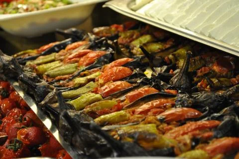 Cooked vegetables Stock Photos