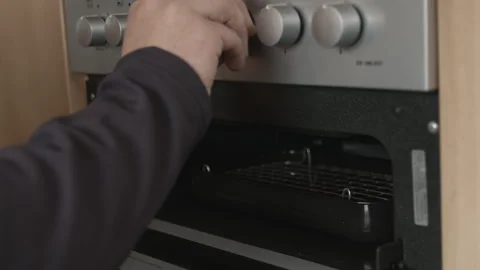 Cooker in Caravan Stock Footage 260323833